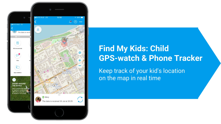 Find my store child tracker