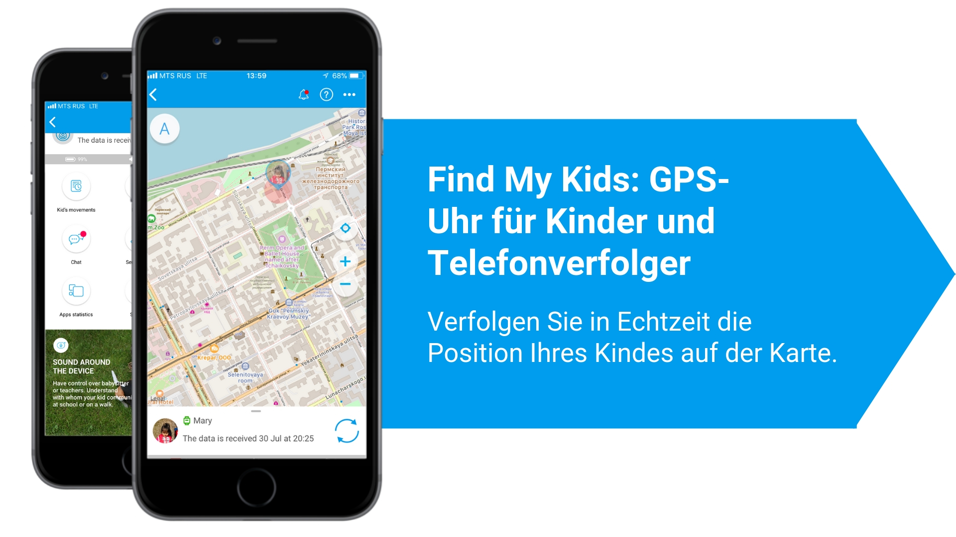 GPS-Uhr für Kinder und Telefonverfolger