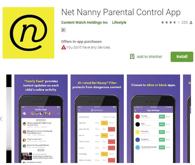 net nanny parental control app usa