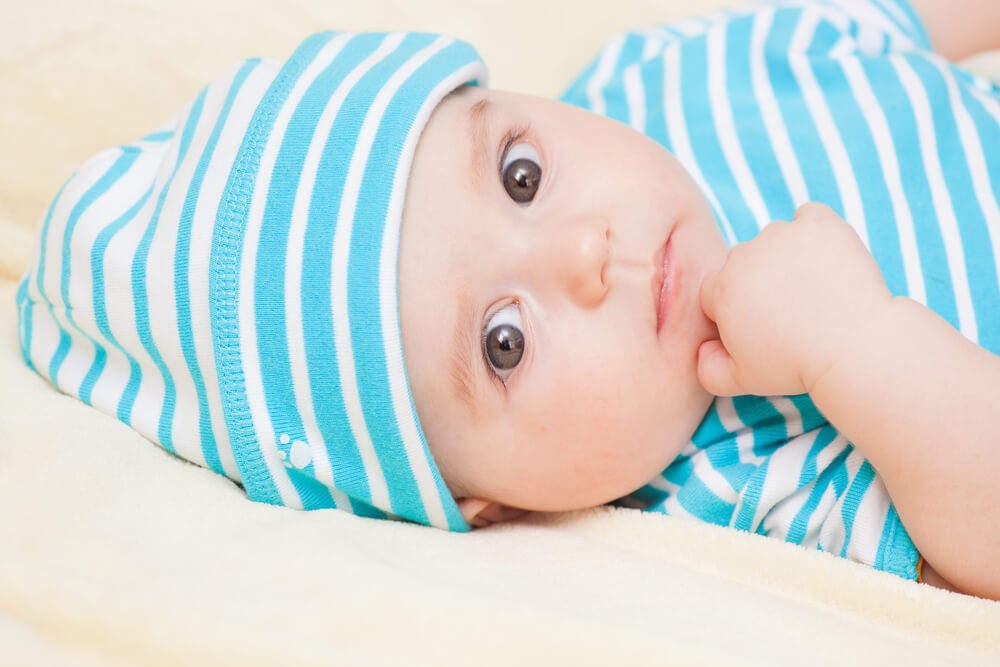 four-month-old baby milestones
