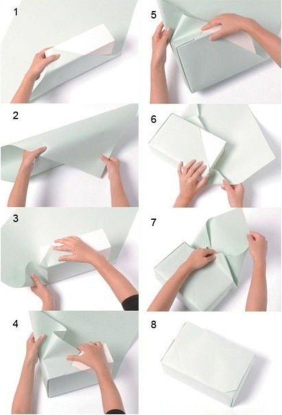 как красиво упаковать подарок в подарочную бумагу