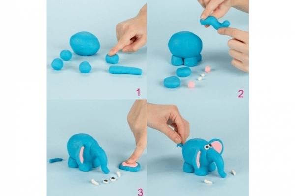 как сделать поделку из пластилина