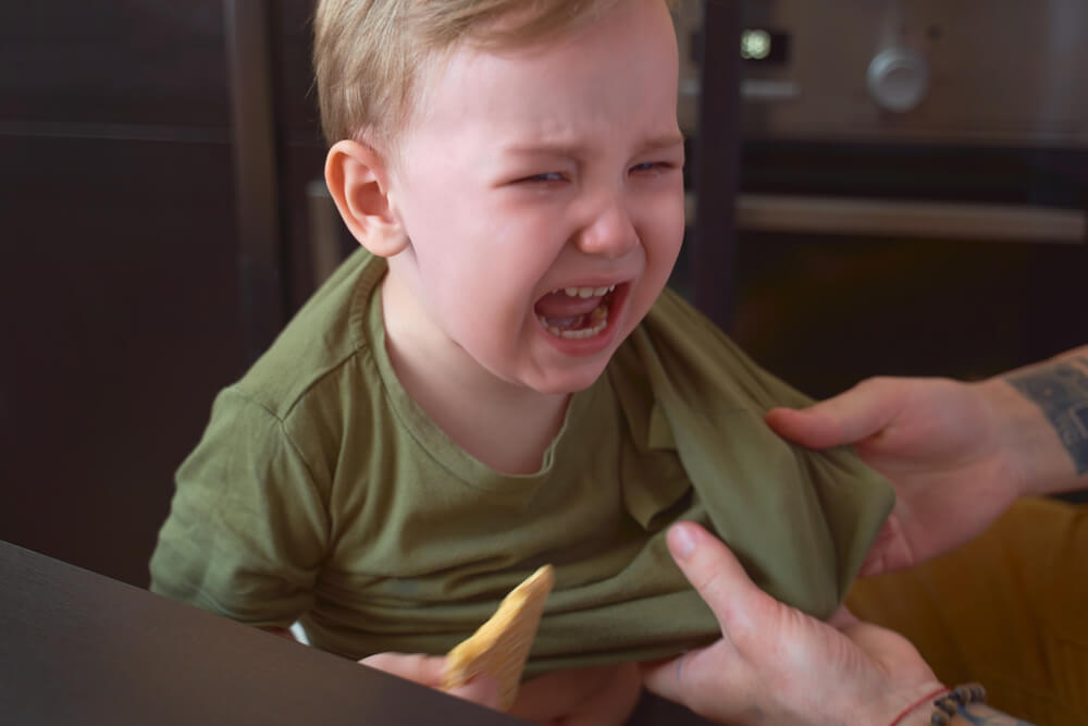angry toddler