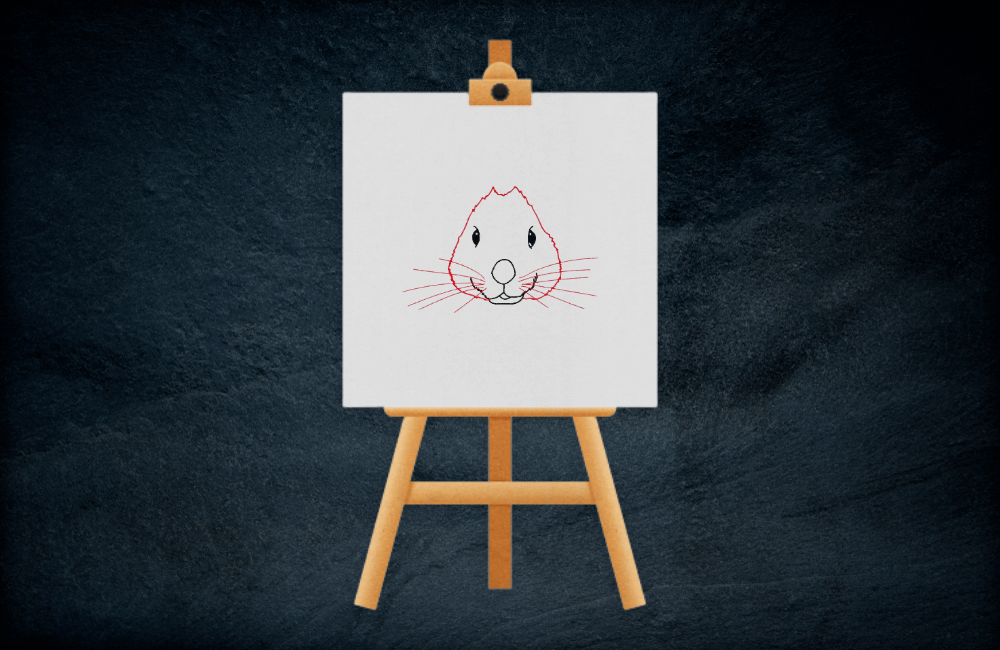 how to draw a bunny rabbit