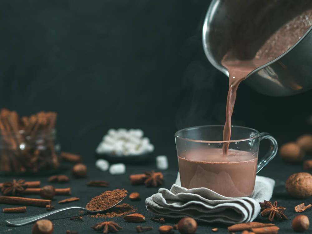 как сделать горячий шоколад