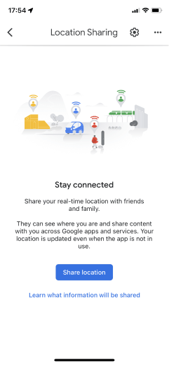 share location android