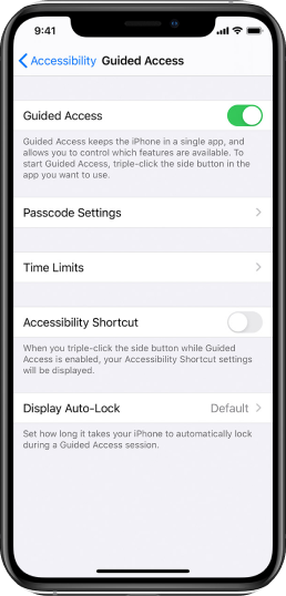 guided access iphone