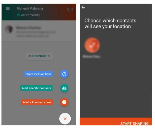 Share Your Location Using Trusted Contacts