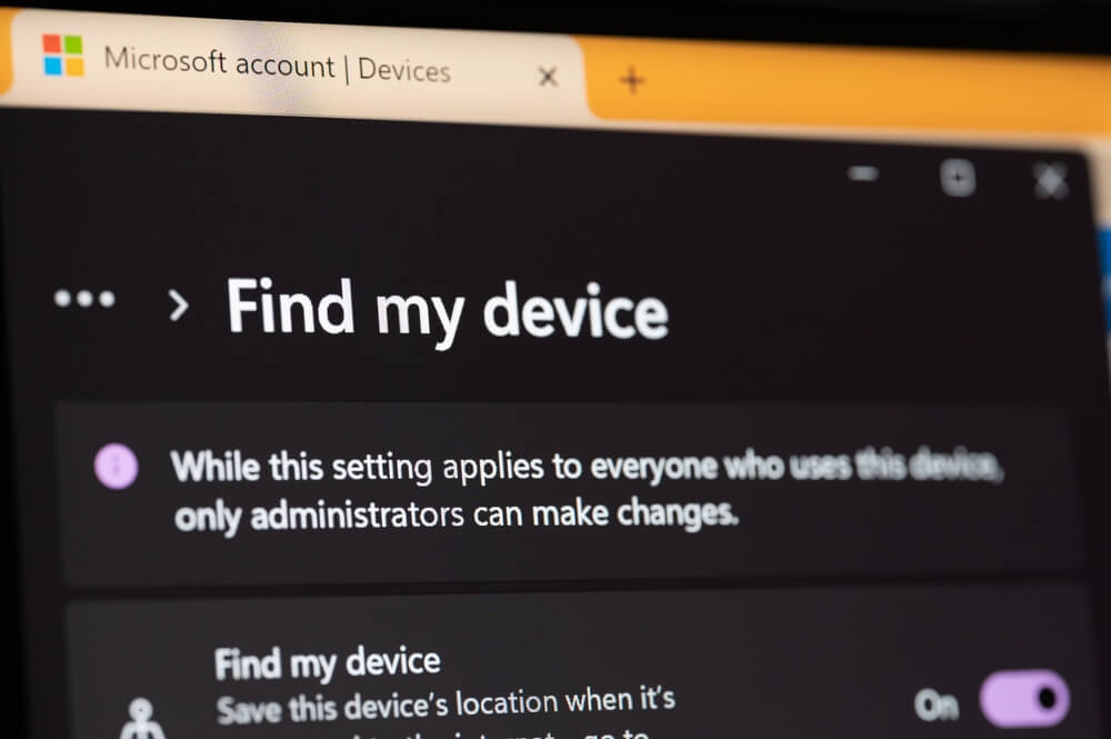 microsoft find my device service