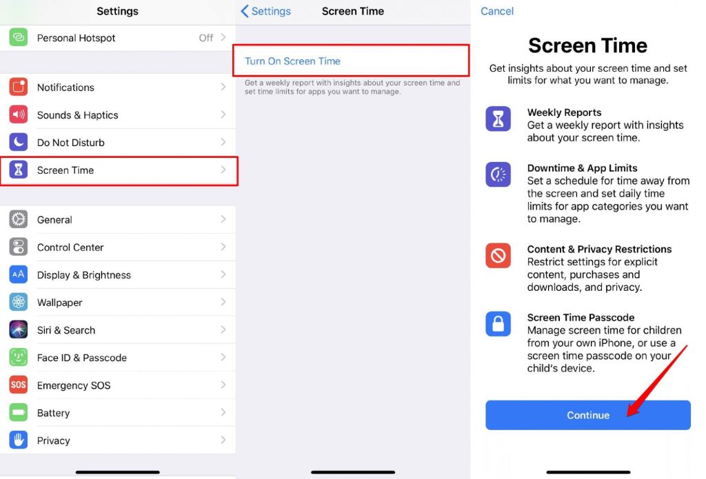 how to block porn site on iphone