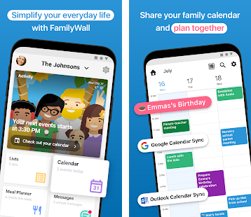 shared family calendar app