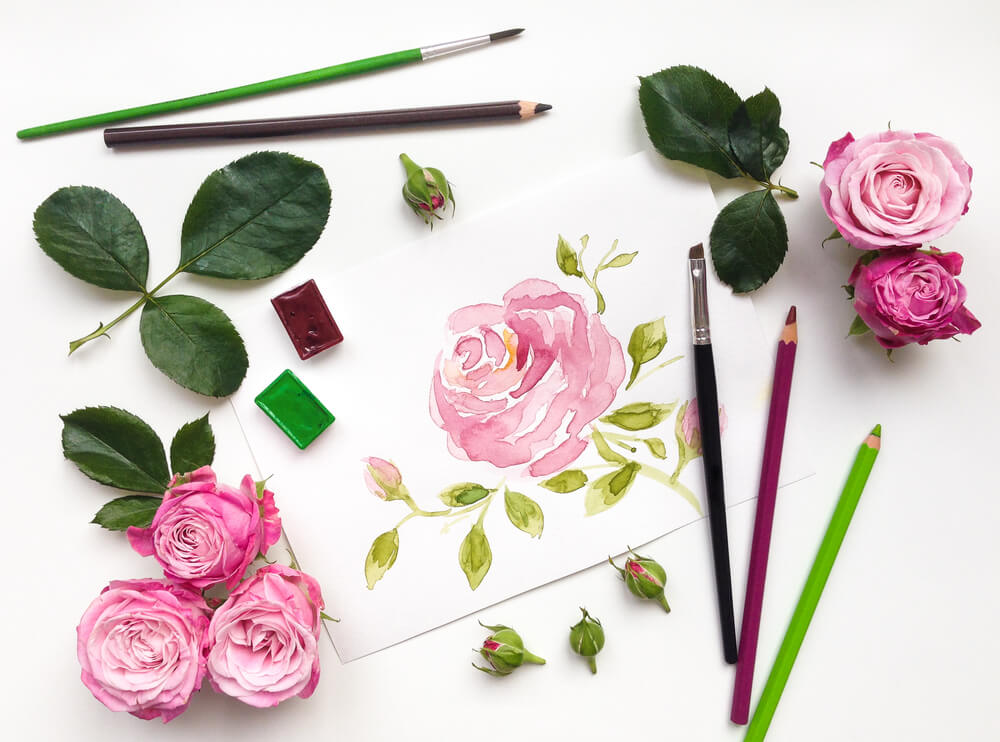 Как нарисовать цветок или букет цветов: поэтапные инструкции для начинающих  и детей | Где мои дети Блог