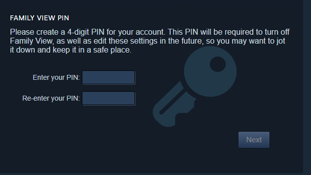 how to disable family view steam