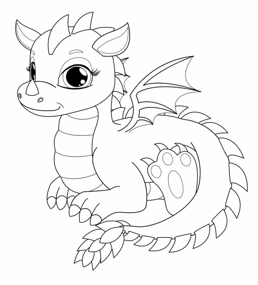 как просто нарисовать дракона 