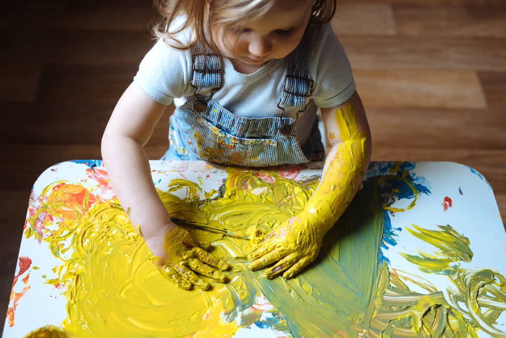 finger painting ideas for toddlers