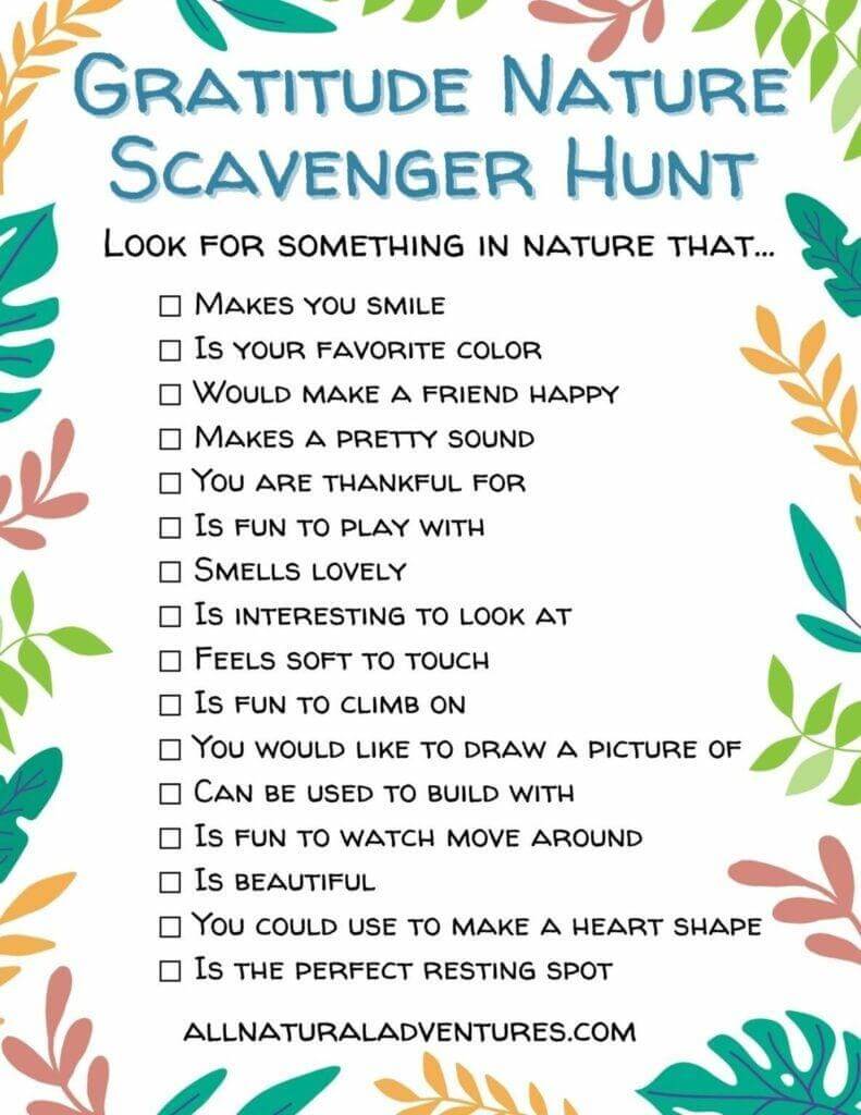 park scavenger hunt