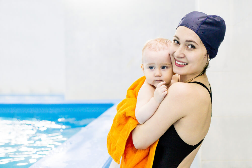 what age can babies go in the pool