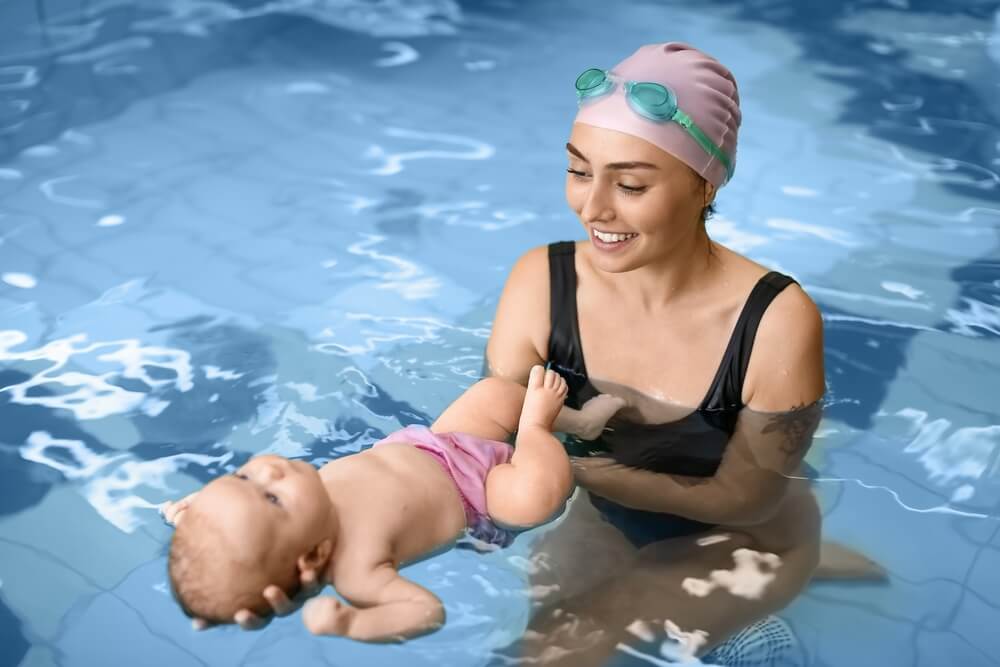 when can babies get in a pool